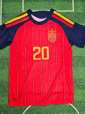 España Adult Soccer Jersey/ España PEDRI #20 Adult T-shirt